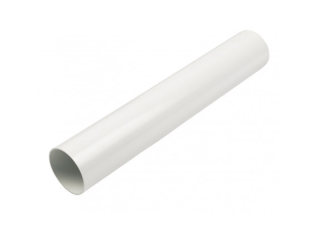 Floplast RP4 Round Downpipe White 68mmx4m