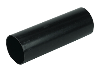 Floplast RP5.5 Round Downpipe Black 68mmx5.5m