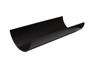 Floplast RG2 Half Round Gutter Black 112mmx2m