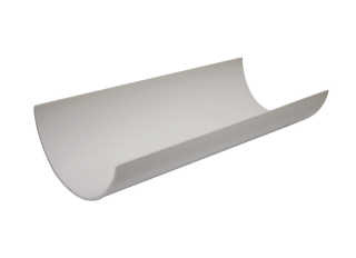 Floplast RG4 Half Round Gutter White 112mmx4m