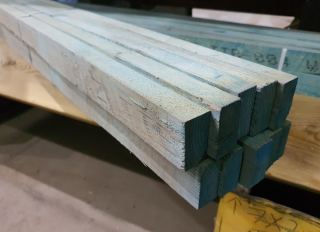 25mm x 50mm Blue Treated Tile Batten (BS5534)